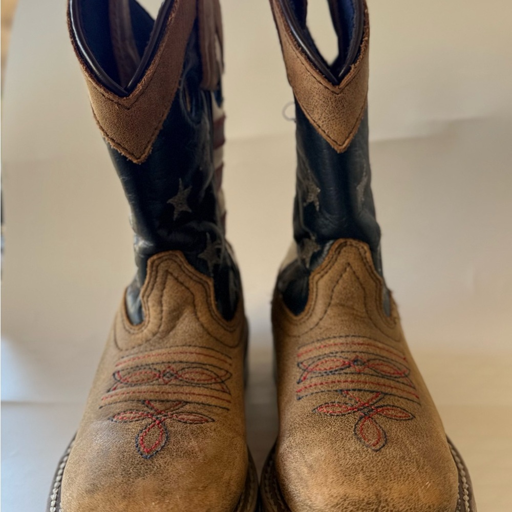 Kids Western Cowboy Boots - Brown and Black
